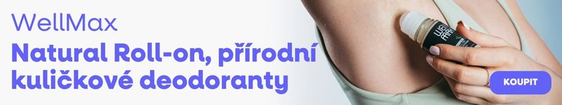 Natural Roll-on, přírodní kuličkové deodoranty